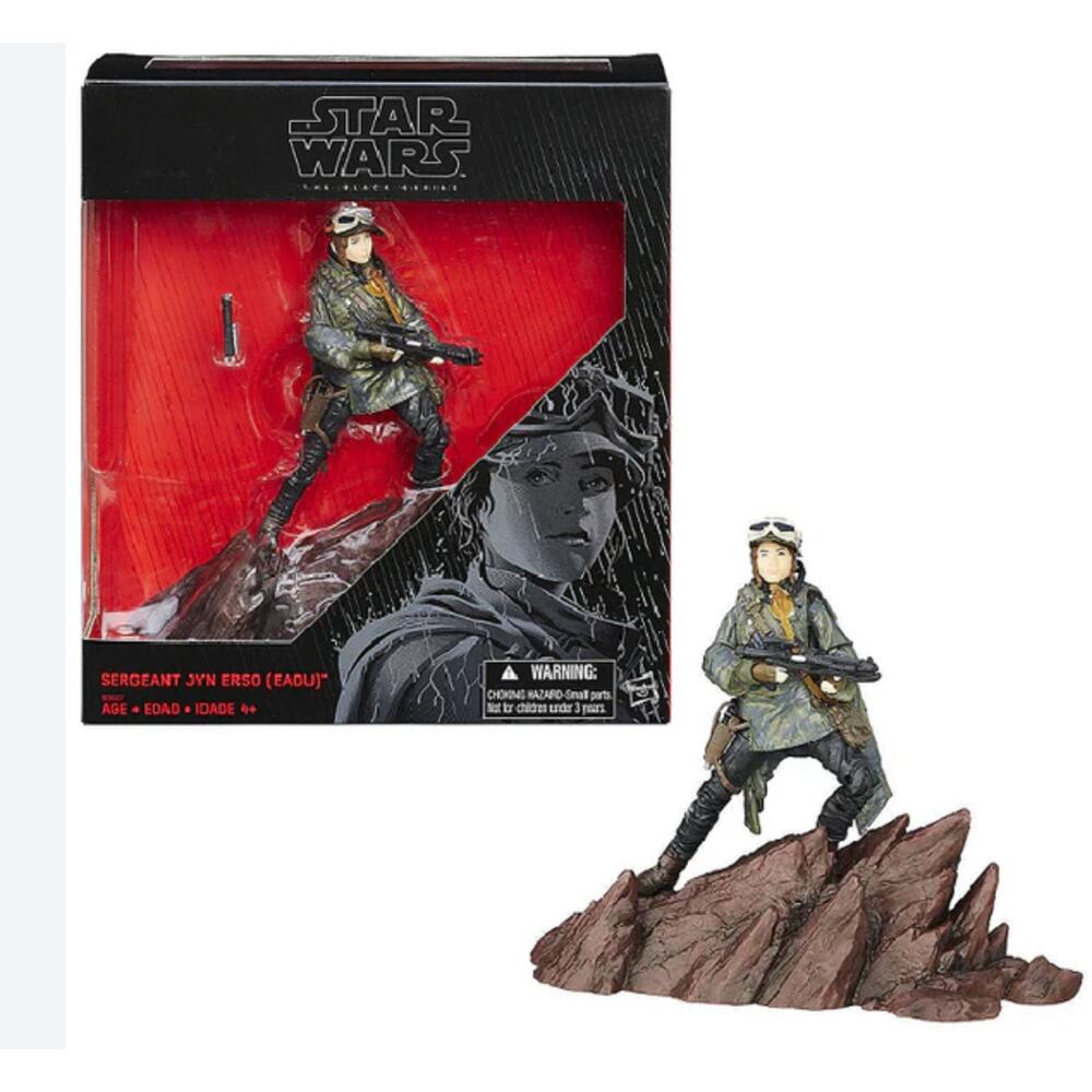 Hasbro Star Wars Black Series Rogue One Sergeant Jyn Erso Eadu 6" Figure New